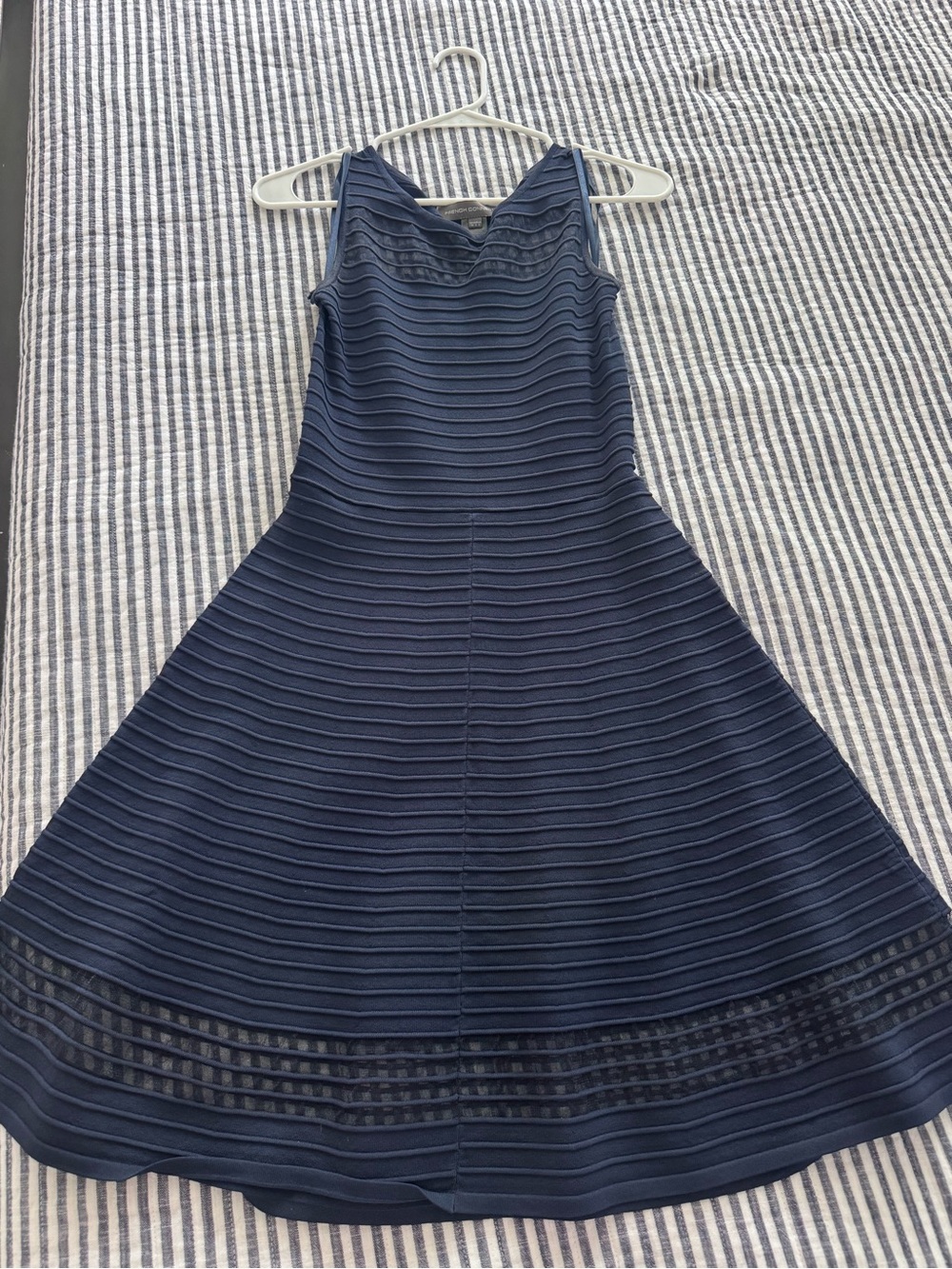 Women’s Navy Fit-and-Flare Dress - French connection
